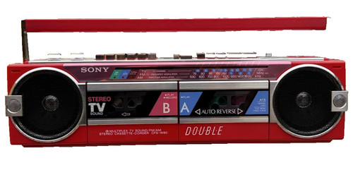 Sony cfs w80 rare vintage - sony,