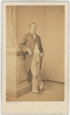 CDV circa 1860. Homme