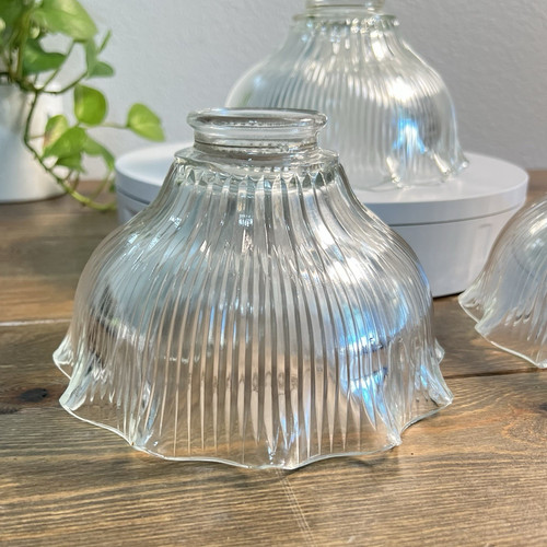 Vintage holophane lamp shades - vintage,