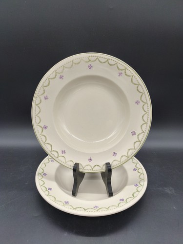 Assiettes creuses longwy - assiettes,
