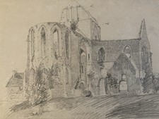 Drawing Dessin XIXe 1850