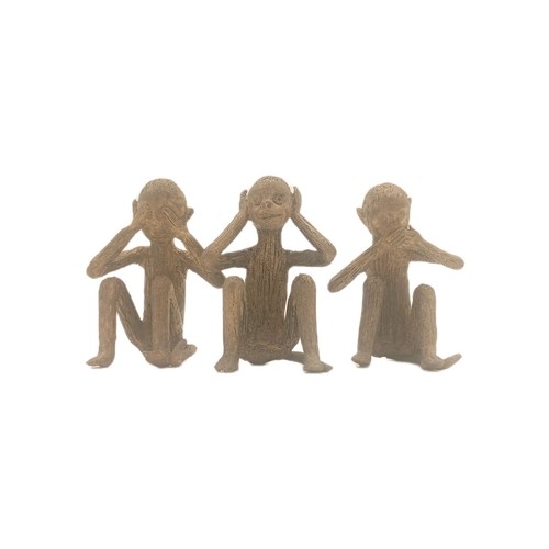Figurine trois singes la - figurine,