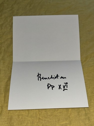 Carte dédicacée autograph - carte,