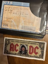 Billet concert Ac/Dc 1990/91