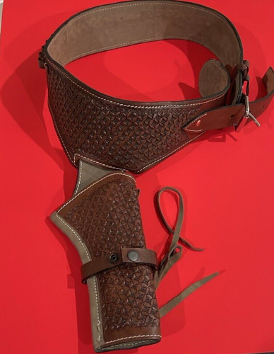 Gun holster belt - belt, western