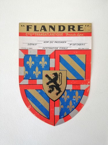 Flandre etiquette - ,