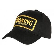 Casquette Boxing Noire et Dorée Fashion et Classe Originale Baseball-Taille uni