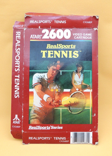 Atari 2600 tennis realsports - 2600,