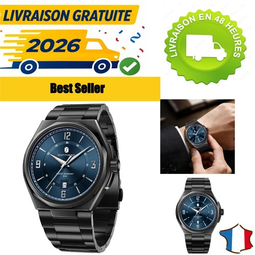 Montre homme sapphero quartz - montre,