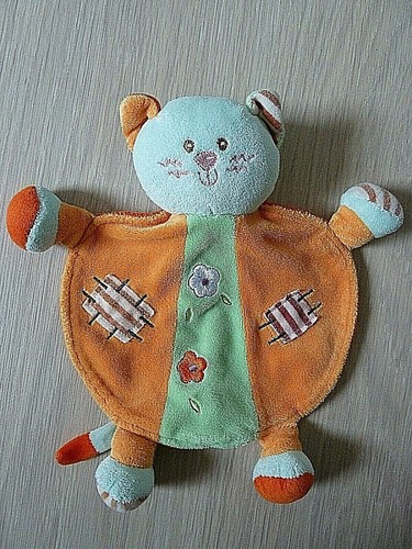 Doudou plat ajena chat - doudou,