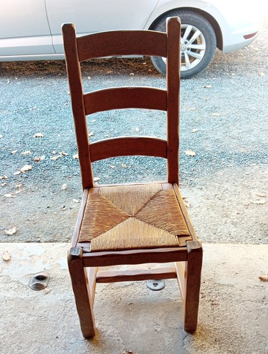 Chaises bois massif - 6,
