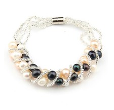 Bracelet Perles Culture,Certif