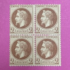  BLOC DE 4 TIMBRES CLASSIQUE