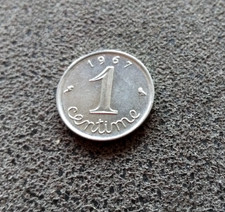 Monnaie france centime - france,