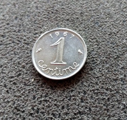 Monnaie france centime - france,
