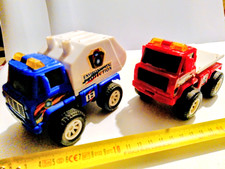 Camion Poubelle, Benne à Ordure + Camion de dépannage - HIP CHONG - 12 + 13 cm