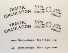 Autocollants pour Bloc Optique