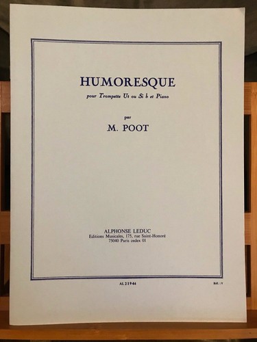 Marcel poot humoresque pour - humoresque,