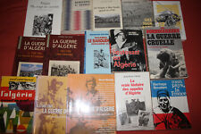lot 15 livres guerre d'Algérie appelés 1954 1962 livre