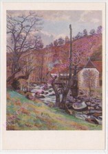 CP ART TABLEAU ARMAND GUILLAUMIN Le moulin de la folie à Crozant