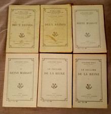 collection ALEXANDRE DUMAS lot 6 livres ( Calmann Levy 1925) les deux reines..