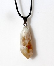 Citrine Brute Blanche et Jaune de 40,00 ct - Cordon Noir