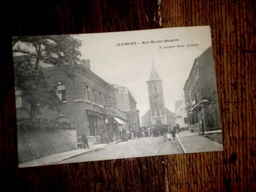 Carte postale jeumont rue - postale,