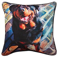 Coussin Artistique Rottweiler