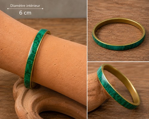 Bracelet jonc vintage - , en