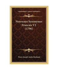 Nouveaux Synonymes Francais V2
