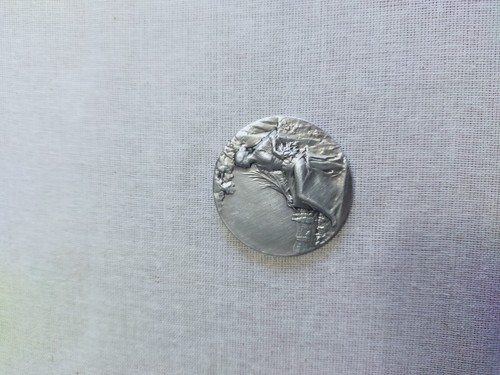 Médaille argent graveur - argent, rené