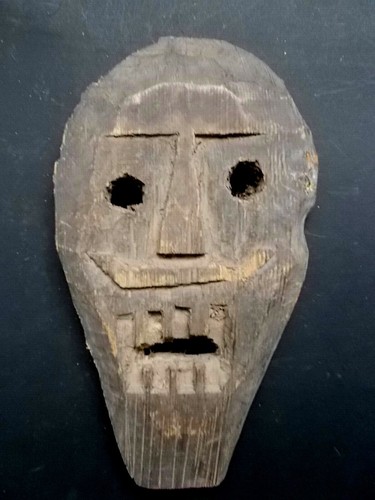 Tres ancien masque chamanique - masque,