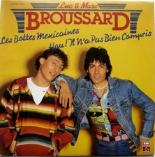 45 tours - LUC & MARC BROUSSARD -  Les bottes mexicaines .....