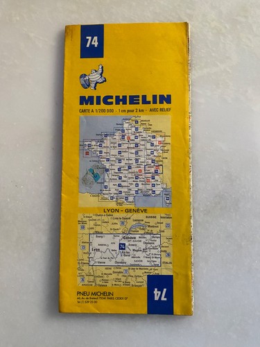 Ancienne carte michelin - ancienne, n°74