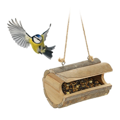 Mangeoire oiseaux bois - oiseaux, en