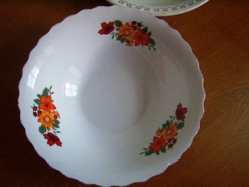 Saladier faience blanche