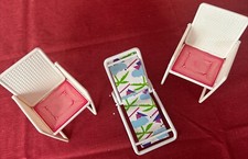 Vintage 1980s Fauteuils D’extérieur Meubles Poupée Barbie