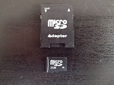 CARTE MEMOIRE MICRO SD 2GB + ADAPTATEUR SD ( envoi suivi )