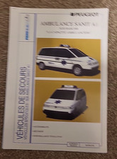 Brochure Peugeot 806 Ambulance PETIT JANVIER 1995