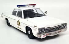 KK 1/18 Dodge Monaco 1974 Hazzard County Police Diecast Model Car