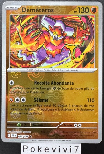 Carte pokemon demeteros - carte,
