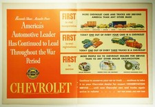 Vintage 1945 CHEVROLET Two-Pg
