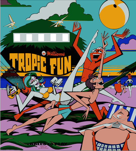 Williams tropic fun pinball - williams,