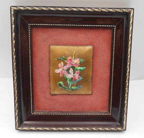 Cadre tableau emaux limoges - tableau,