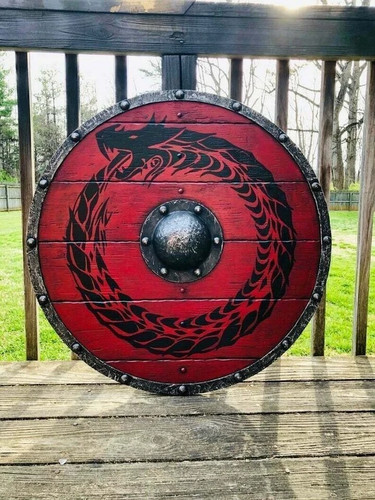 Bouclier rond médiéval