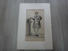 GRAVURE COSTUME DES MINISTRES NAPOLEON BONAPARTE N°7