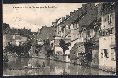 Cpa charolles vue de - vue,