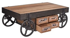 Table basse usine sur - table,