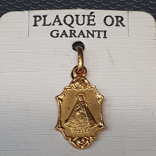 Médaille religieuse plaqué