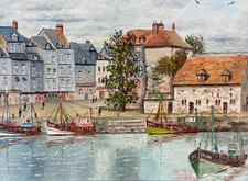 Tableau ancien le port